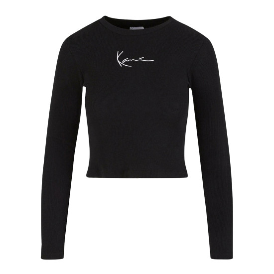 Karl Kani Γυναικεία μακρυμάνικη μπλούζα Small Signature Short Rib Longsleeve